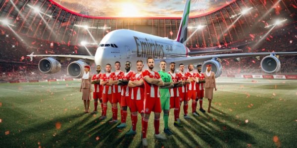 7年总价3500万欧！官方：拜仁与阿联酋航空签署7年白金合同