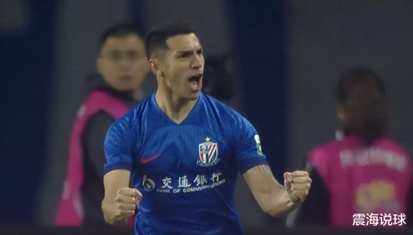 喜讯! 申花外援五号位在本轮中超迎来久违迸发  , 打入力挽狂澜十二码球