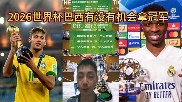2026世界杯赛  巴西到底有没有机会拿第一名